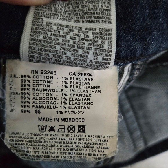 Diesel JOYZE Men's Stretch Tapered Jeans W32 L32 | Button Fly Jogger Denim Pants - Picture 15 of 15